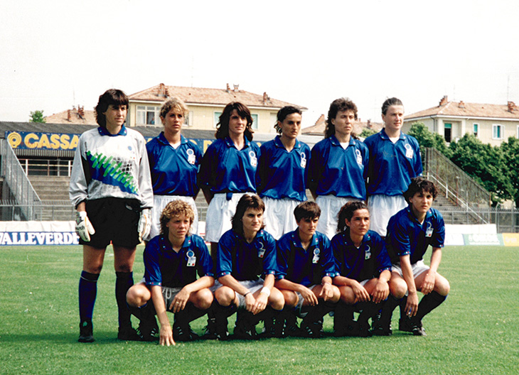A Seleção Feminina foi vice-campeã europeia em 1993